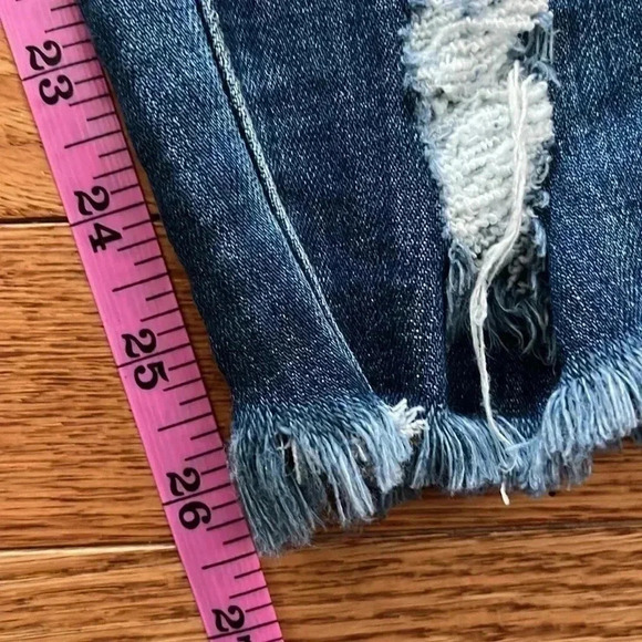 [W27]  KanCan Jeans Sharon-Becky Mid-Rise Distressed Ripped Skinny Jeans - Picture 5 of 7